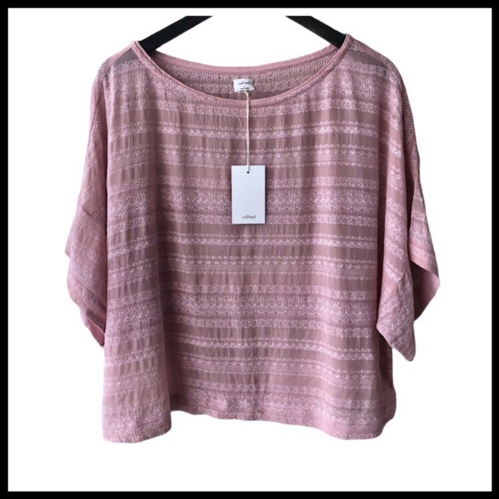 ARITZIA WILFRED Stitched Popover Top